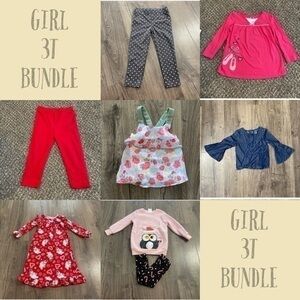 3T Toddler girl clothes bundle